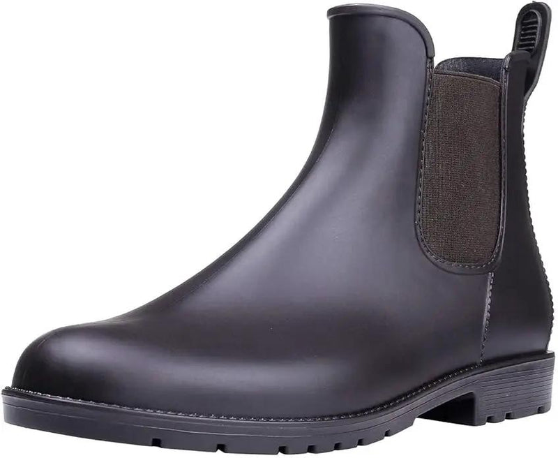 Asgard Women's Ankle Rain Boots Waterproof Chelsea Boots by GreenHaven Gardens
