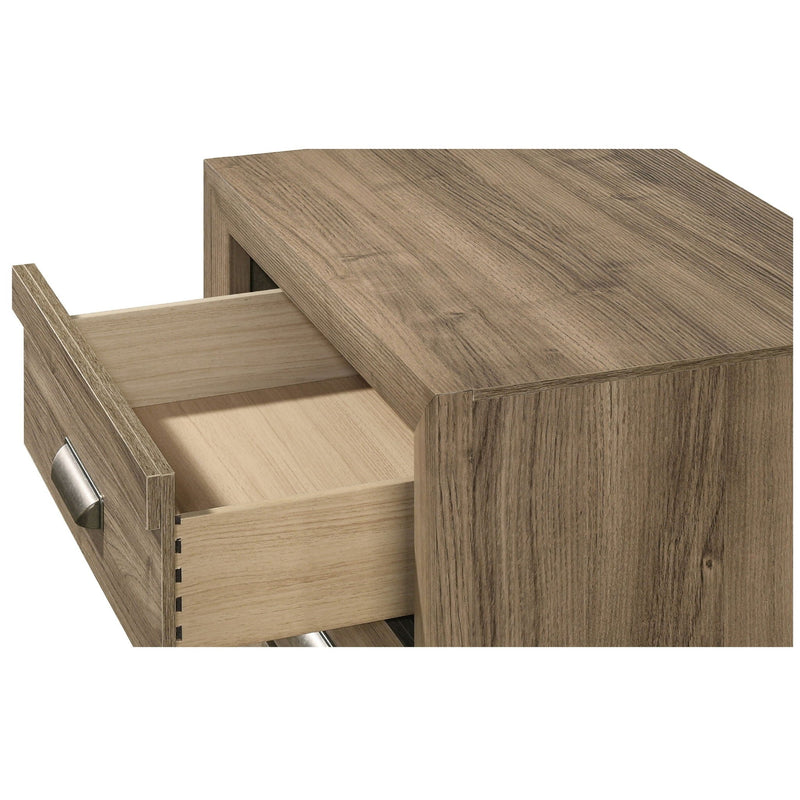 5 Drawer Storage Chest With Pulls - Light Brown by Unique Piece Furniture