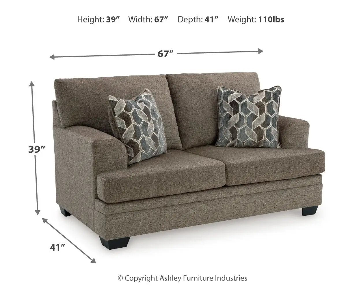 Stonemeade - Loveseat by Unique Piece Furniture