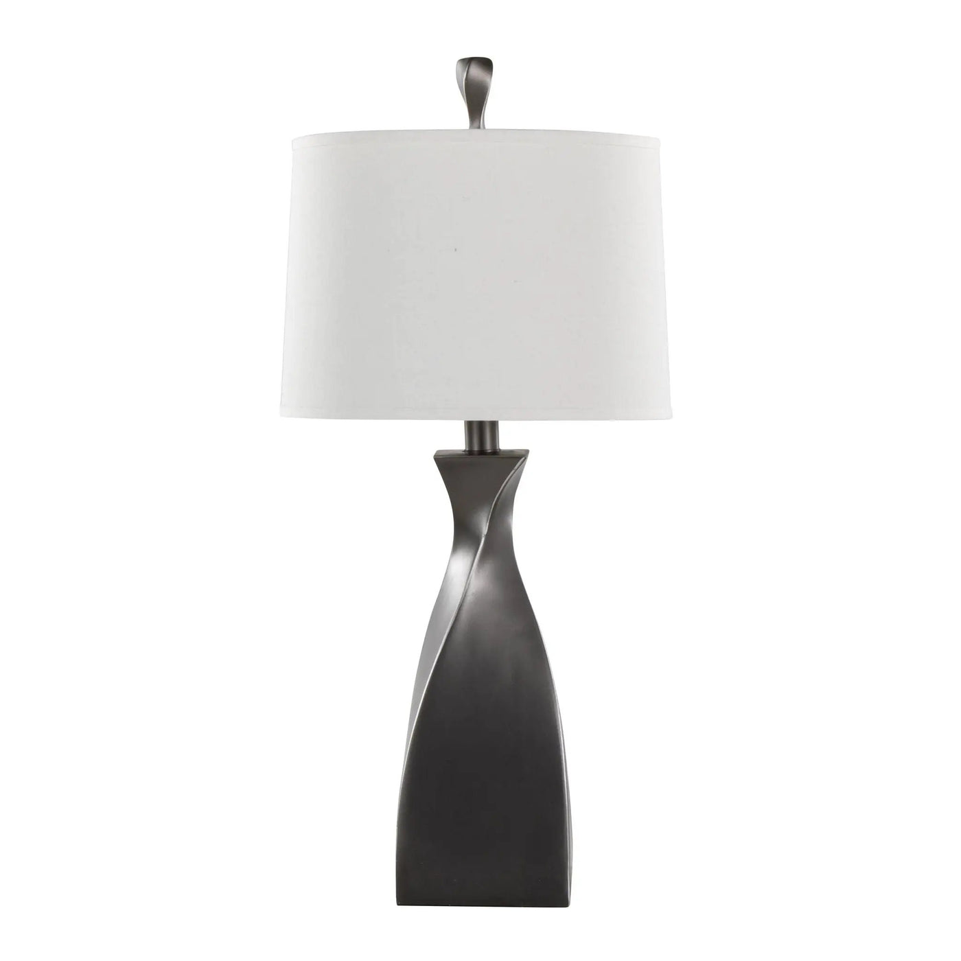 Curvo - Contemporary Polyresin Table Lamp (Set of 2) by HouseOfZazla
