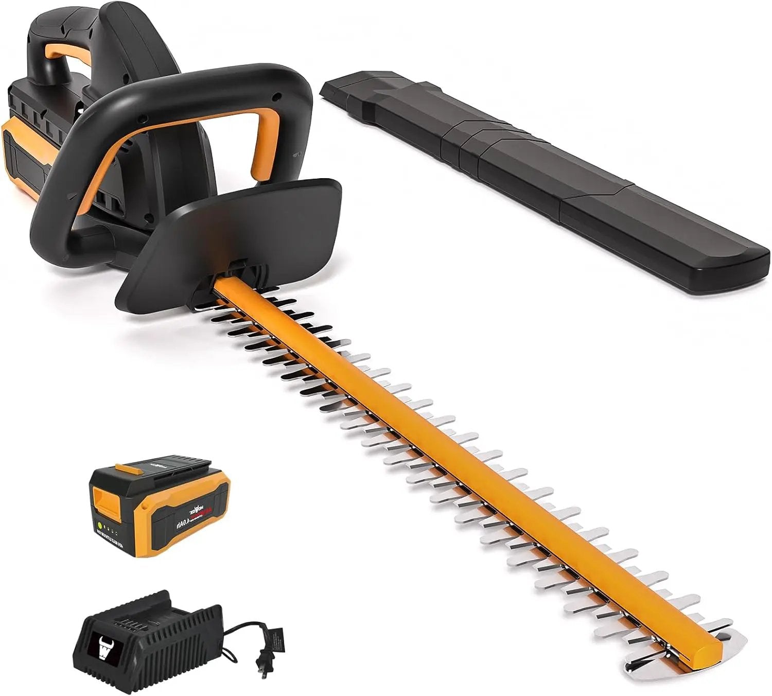 40V 21.6" Battery Hedge Trimmer, 0.7" Cutting Diameter Cordless Hedge Trimmer, Dual Action Blade Power Hedge Trimmers, Electric Hedge Trimmer with Battery & Charger Included by GreenHaven Gardens