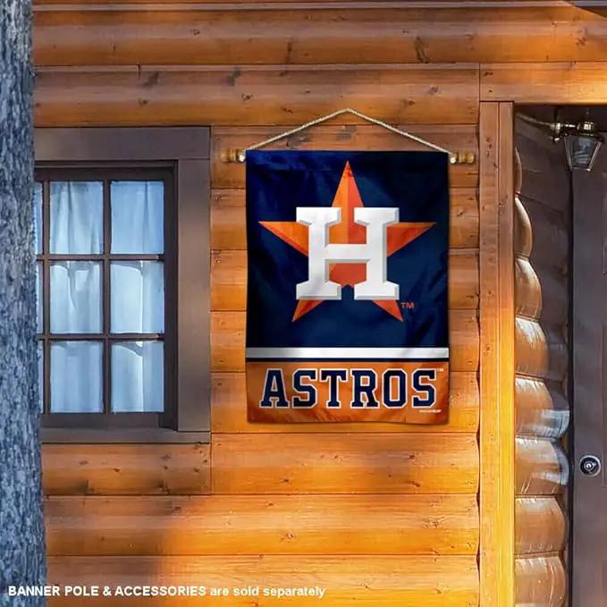 WinCraft Houston Astros Two Sided House Flag by GreenHaven Gardens