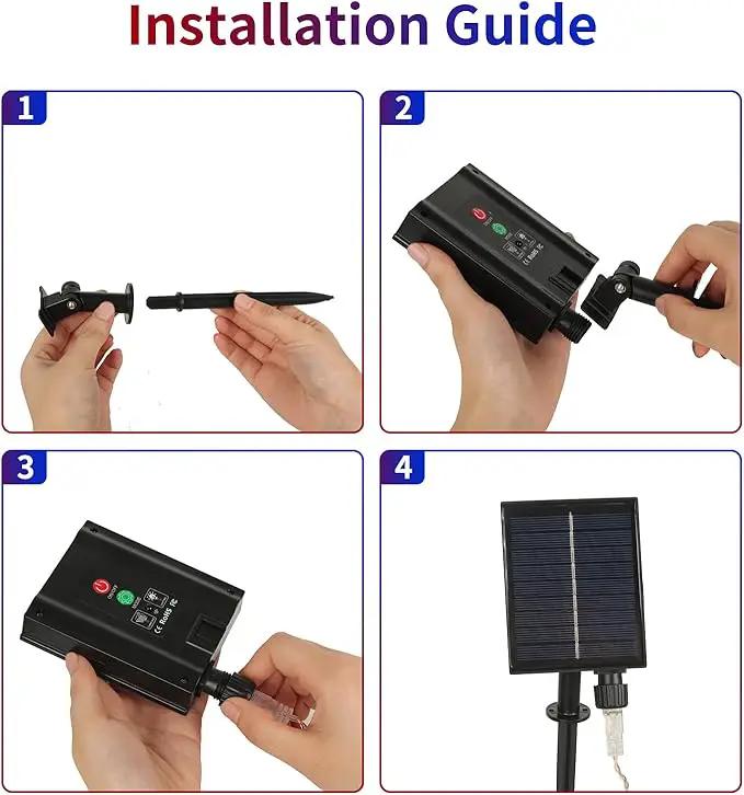 Solar American US Flag Lights [Solar & USB 2 Power Way], 420 LEDs Waterproof USA Net Lights, 6.75 FT x 3.53 for Garden, 4th of July, Independence Day Decoration by GreenHaven Gardens