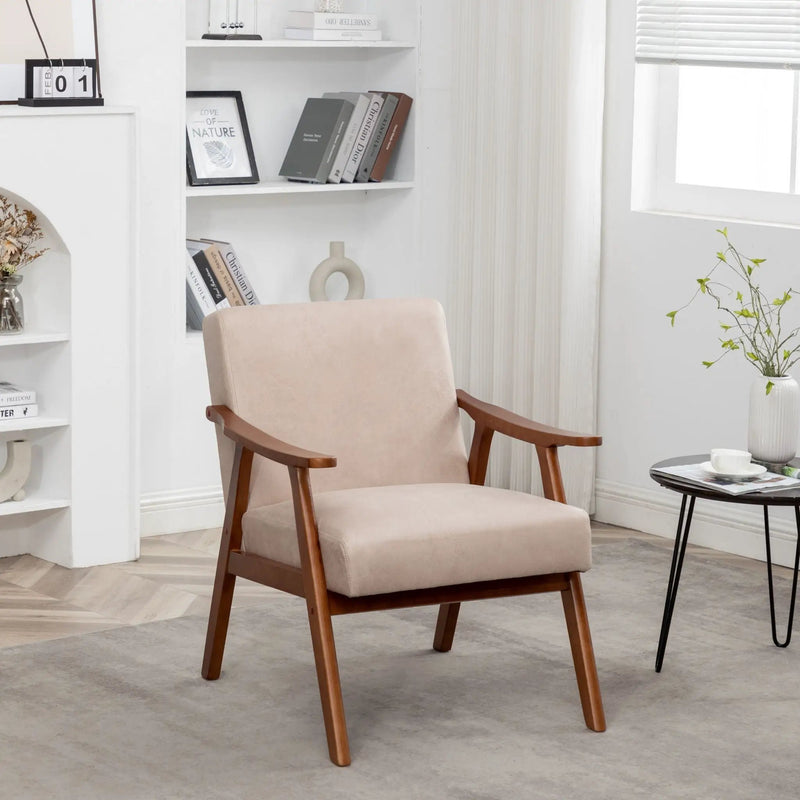 Accent Chair, Classic Mid Century Modern For Extra Seating by Unique Piece Furniture