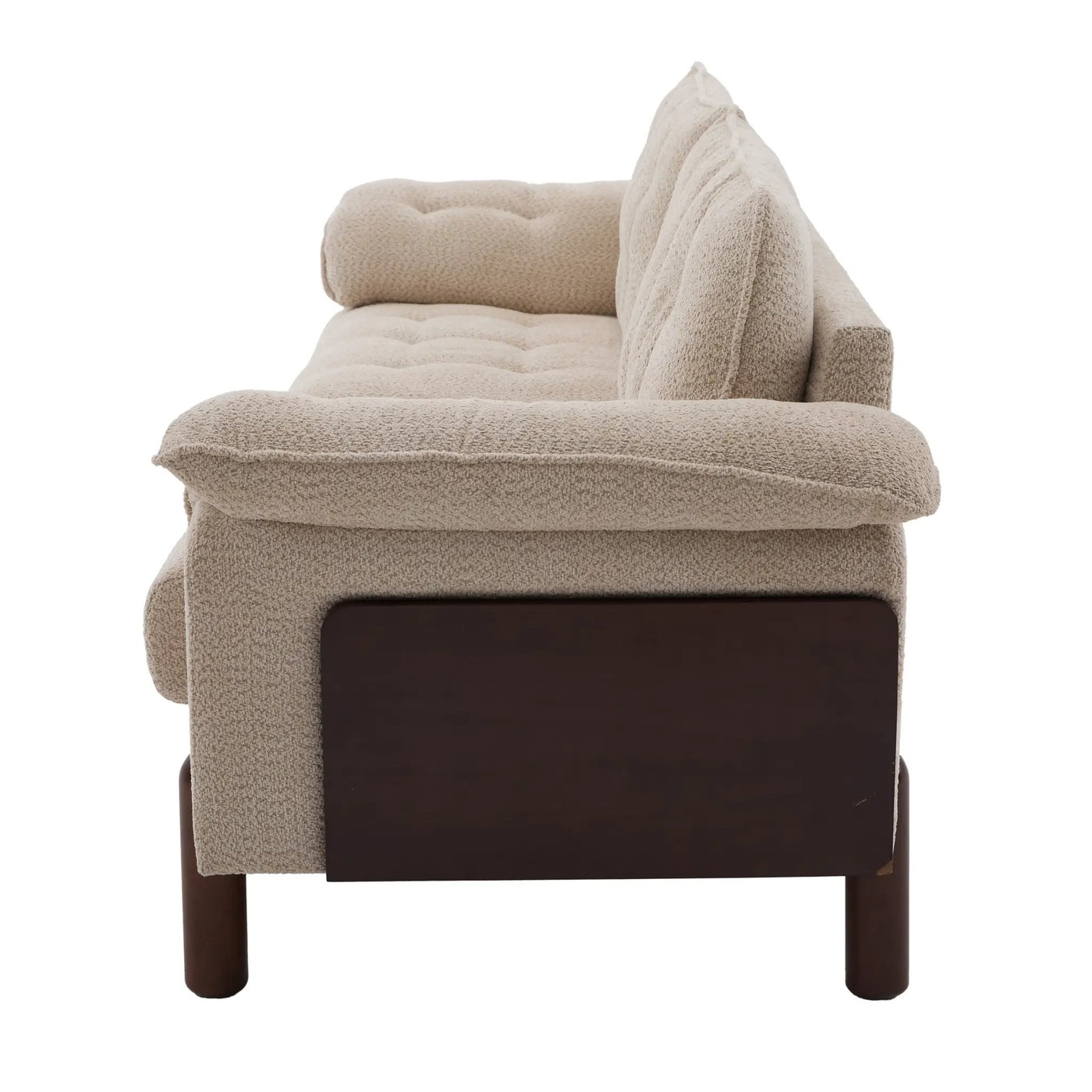 83.5 in. 3 Seater Modern Boucle Upholstered Sofa by HouseOfZazla
