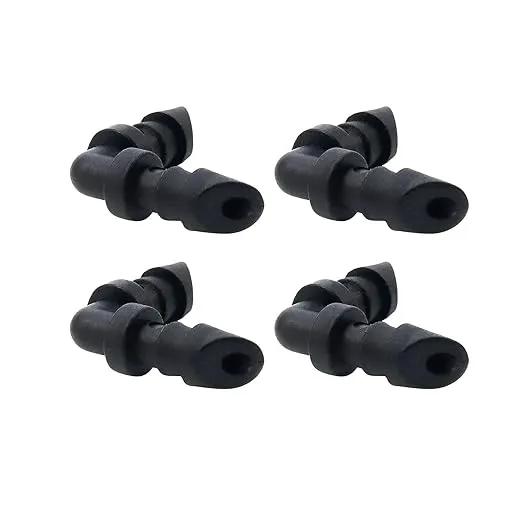Dnyta 50pcs Drip Irrigation Barb Fittings PVC Drip Irrigation Fittings Fit for 1/4 Inch Irrigation Tubing Drip Line Irrigation Tubing Connector for Plant Drip Or Yard Spray Irrigation by GreenHaven Gardens