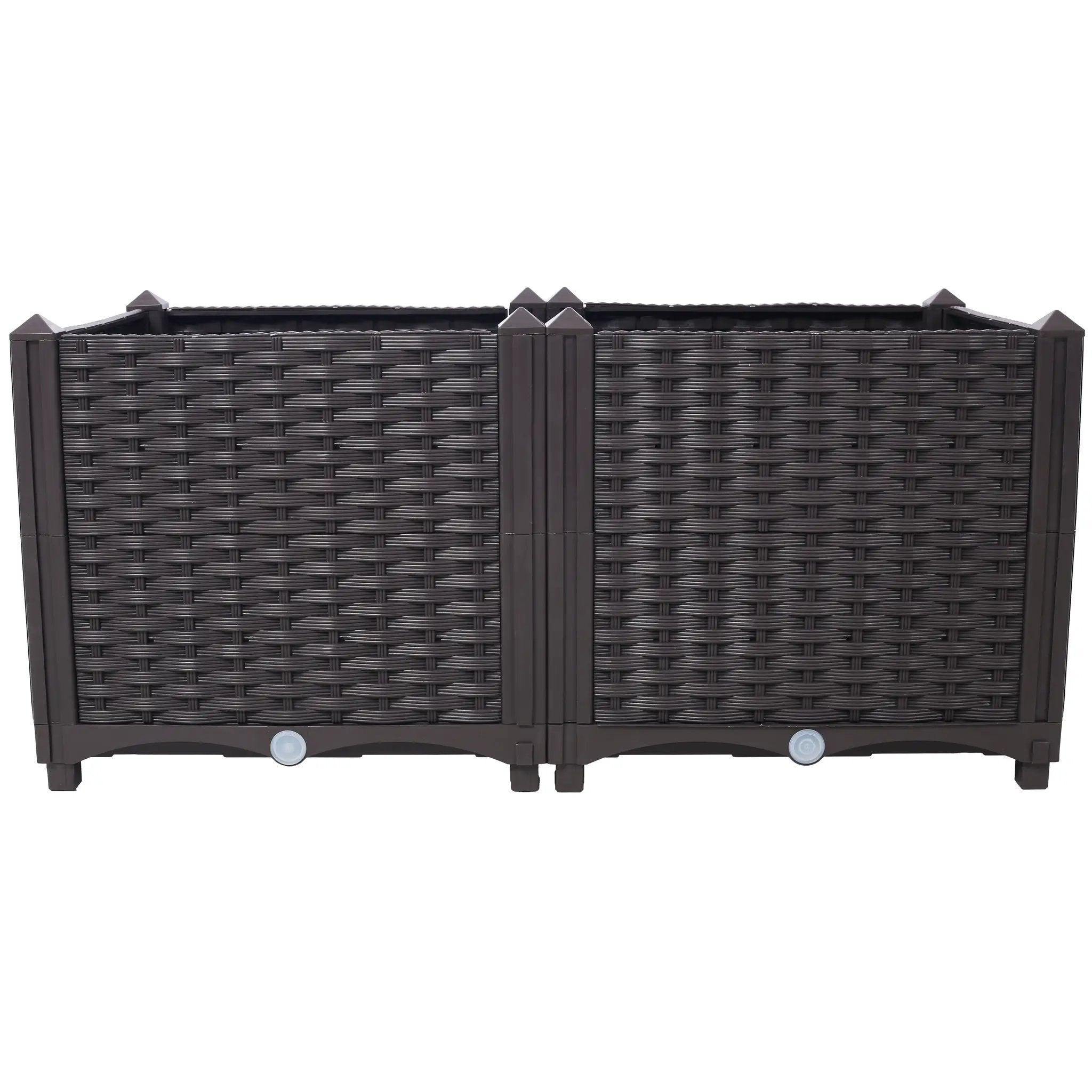 Deep Raised Garden Bed Plastic Planter Boxes by HouseOfZazla