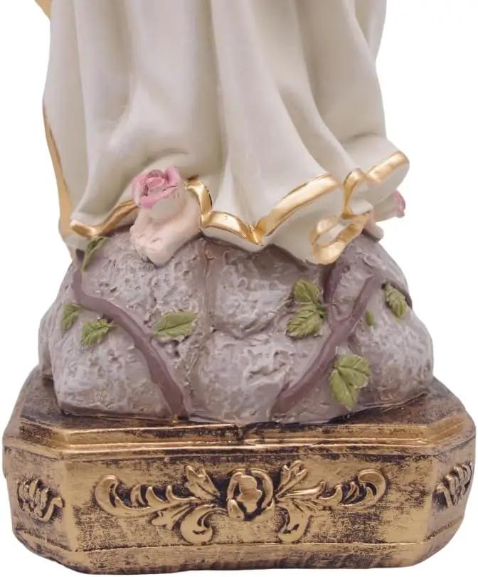 MeritMode 15" H Virgin Mary Praying Statue - Lourdes Catholic Collectible Figurine, Blessed Mother Figurine, Ideal Religious Gift for Home Décor & Outdoor Garden Decorations by GreenHaven Gardens