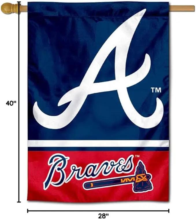 WinCraft Atlanta Two Sided House Flag by GreenHaven Gardens