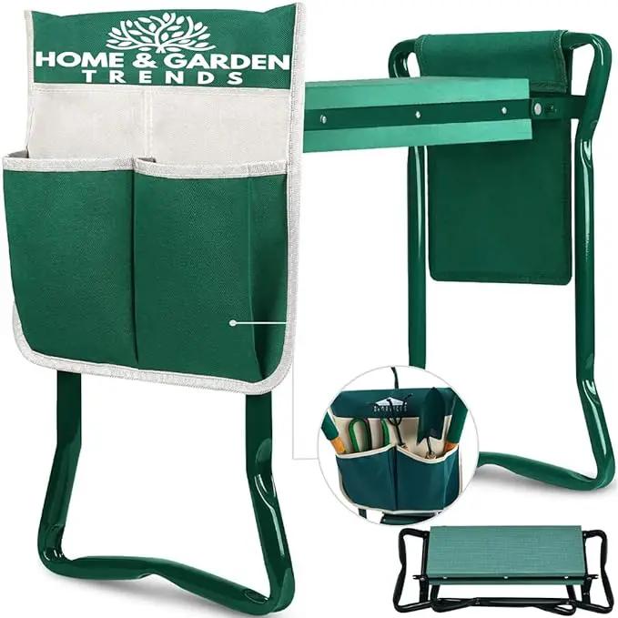 Garden Kneeler and Seat, Foldable Garden Stool Heavy Duty Gardening Bench for Kneeling and Sitting to Prevent Knee & Back Pain, Gardening Gifts for Women, Grandparents, Seniors, Mom & Dad by GreenHaven Gardens