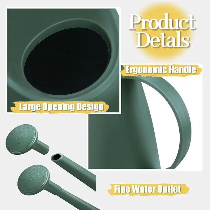 Watering Can for Indoor Plants, Small Watering Cans for House Plant Garden Flower, Long Spout Water Can for Outdoor Watering Plants 1. 8L 1/2 Gallon (Dark Green) by GreenHaven Gardens