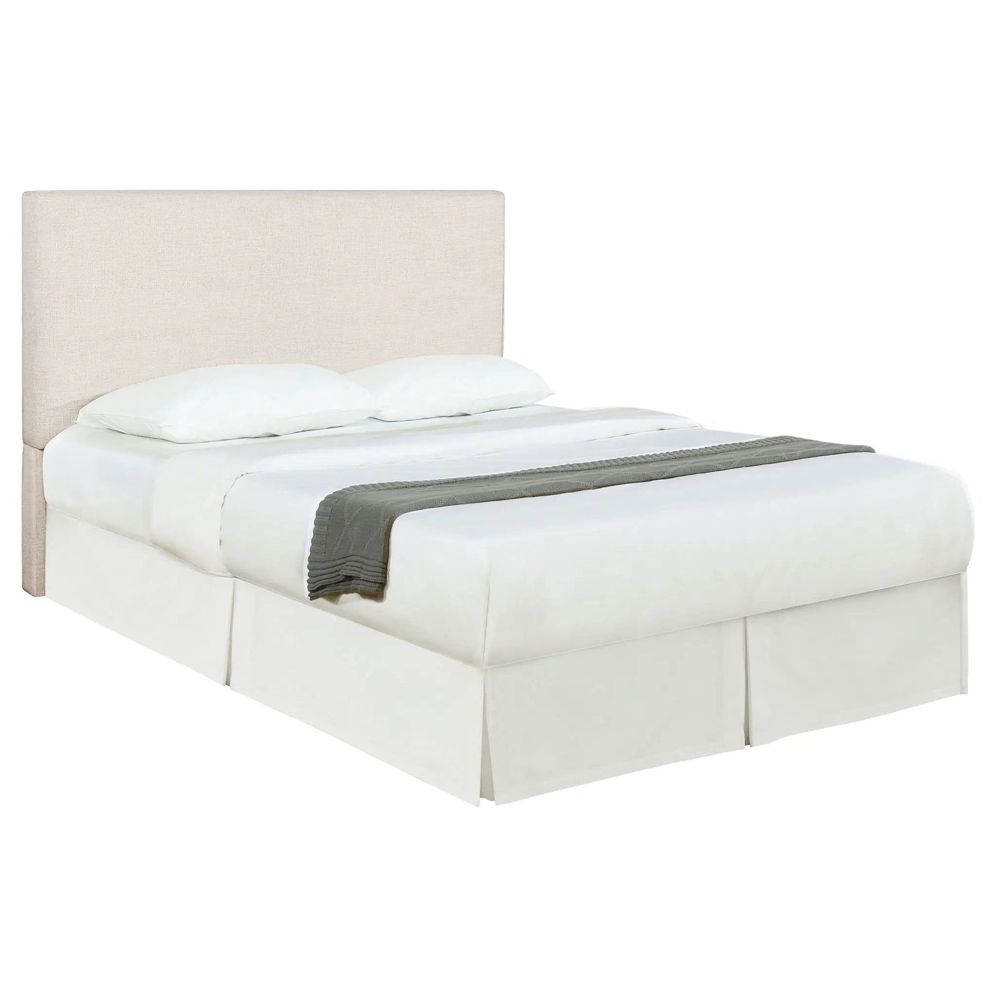 Pirro Upholstered Queen or Full Panel Headboard Sand by Unique Piece Furniture
