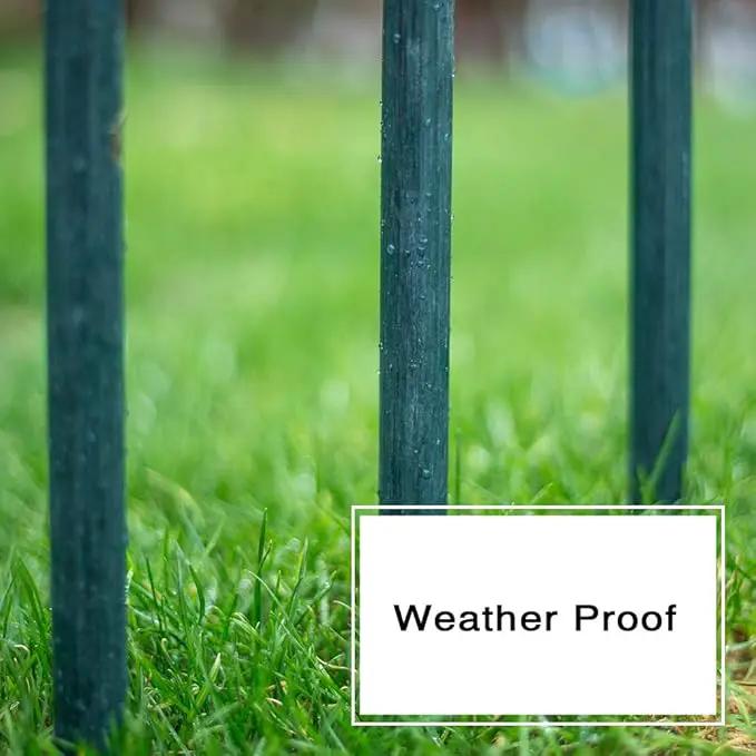 4ft 8pack Garden Stakes 1/4" Dia FRP Plant Supporting Stakes for Climbing Tomato Cucumber Strawberry Bean Tree, Pack of 8, Dark Green(48inch) by GreenHaven Gardens