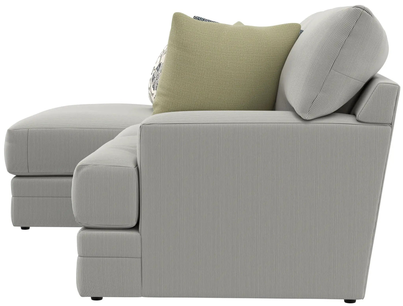 Stockbridge - Sectional With Comfort Coil Seating And 9 Accent Pillows Included by Unique Piece Furniture