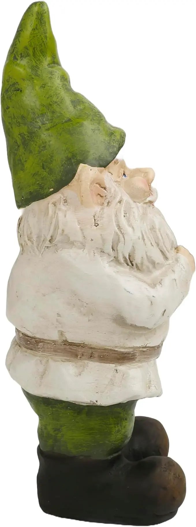 Alpine Corporation 12" Tall Outdoor Garden Gnome Folding Hands Yard Statue Decoration by GreenHaven Gardens