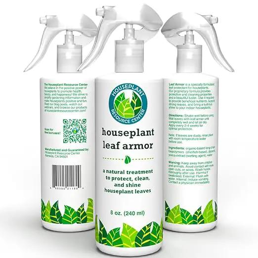 Leaf Armor Spray for Houseplants – Protects Against Fungal Leaf Spots, Bacteria, Pathogens & Yellowing | Gentle & Natural Phosphite Formula | Ready-to-Use | Made in USA – 8 oz by GreenHaven Gardens