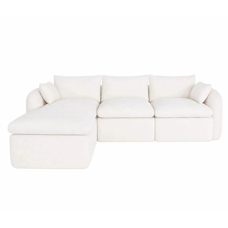Fully Sponge Compressed Sectional Sofa by HouseOfZazla
