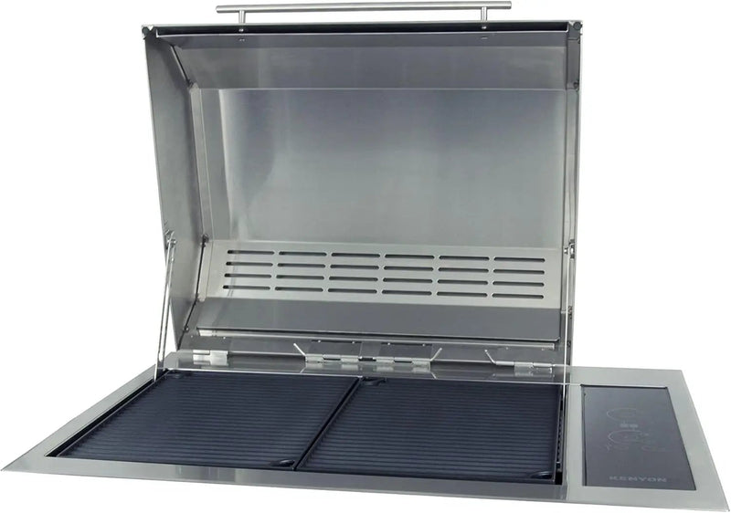 KENYON Texan with Standard Control Electric Grill, Stainless Steel, B70421WH by GreenHaven Gardens
