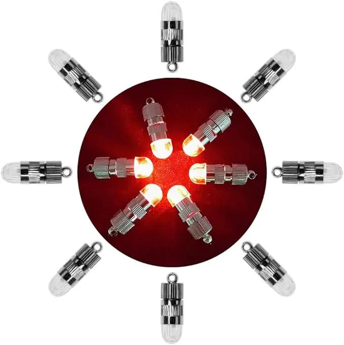 SumDirect Pack of 30 LED Mini Non-Blinking Lights for Paper Lanterns Balloons Floral Wedding Halloween Christmas Party Decoration Centerpieces (30, Red) by GreenHaven Gardens