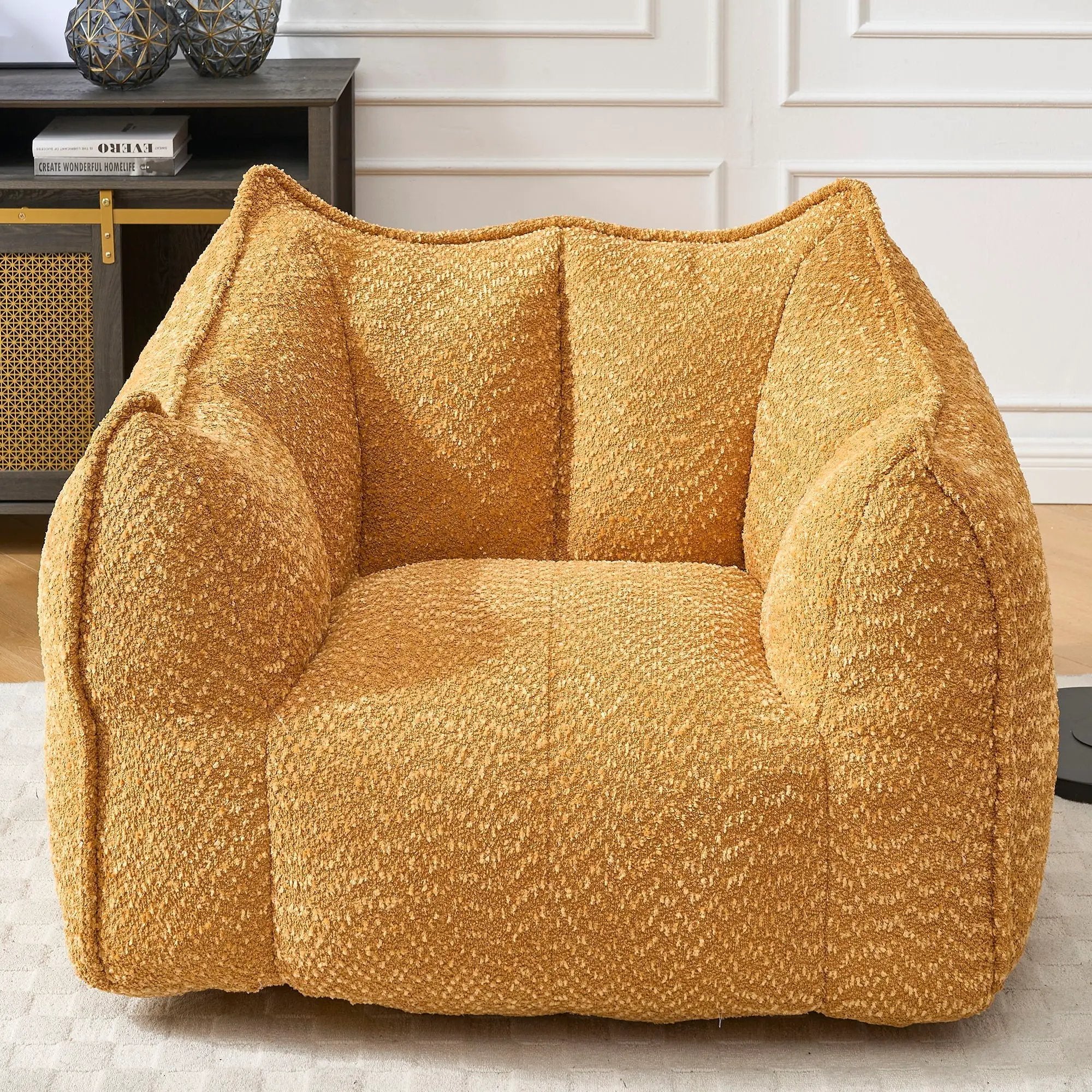 Comfortable Chenille Sofa Chairs With Highly Resilient Foam by HouseOfZazla