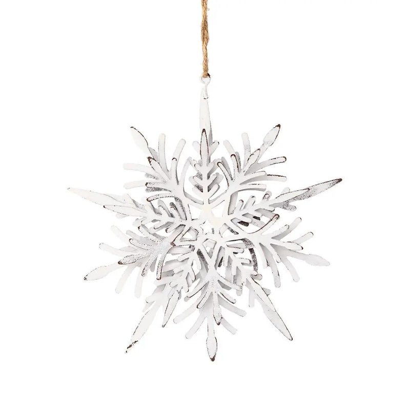 Iron Snowflake Hanger - Set of 6 by HouseOfZazla