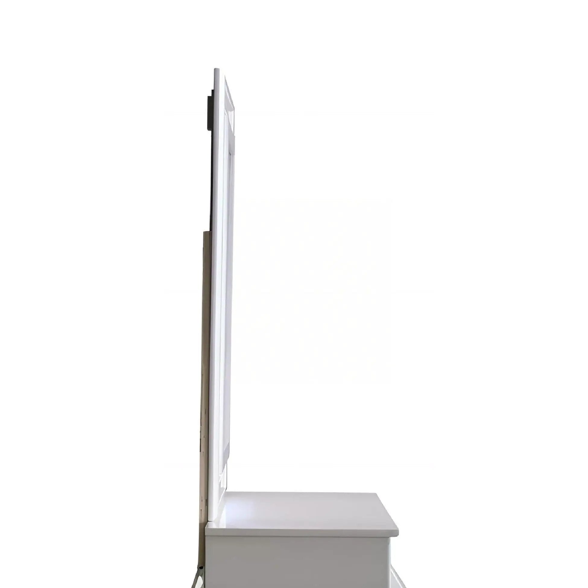Verona - Mirror With Premium Low Distortion Glass - White by HouseOfZazla
