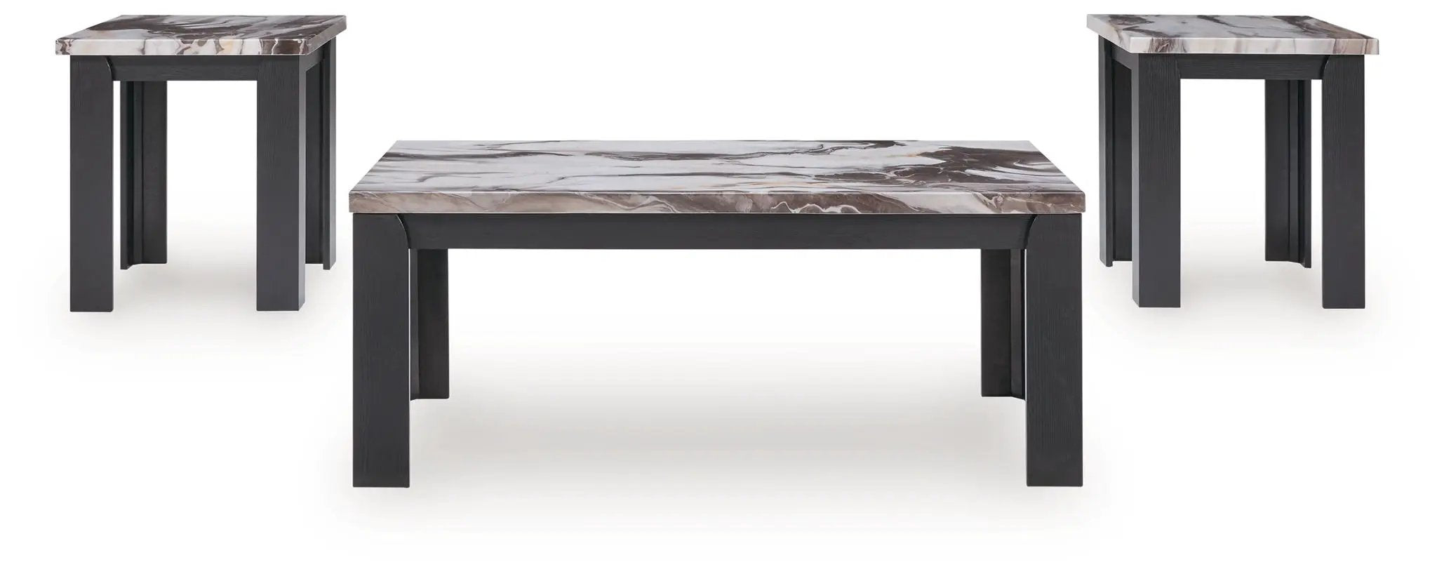 Jazmore - Occasional Table Set (Set of 3) - Dark Brown by Unique Piece Furniture