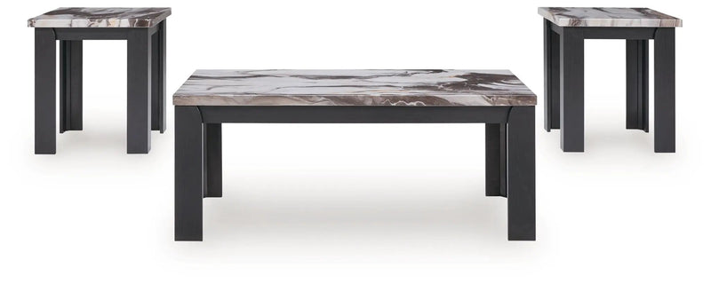 Jazmore - Occasional Table Set (Set of 3) - Dark Brown by Unique Piece Furniture