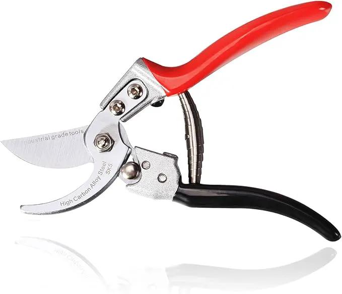 TONMA Pruning Shears [Made in Japan] Professional 8 Inch Premium Plant Garden Scissors Secateurs with Ergonomic Handle, Gardening Gifts Bypass Hand Pruners Branch Gardening Clippers for Plants by GreenHaven Gardens