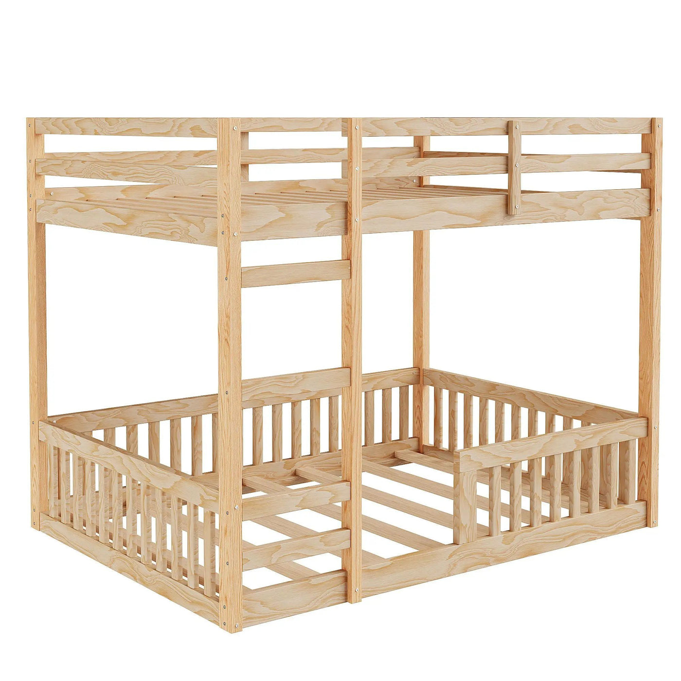 Stylish Bunk Bed With Ladder And Guardrails by HouseOfZazla