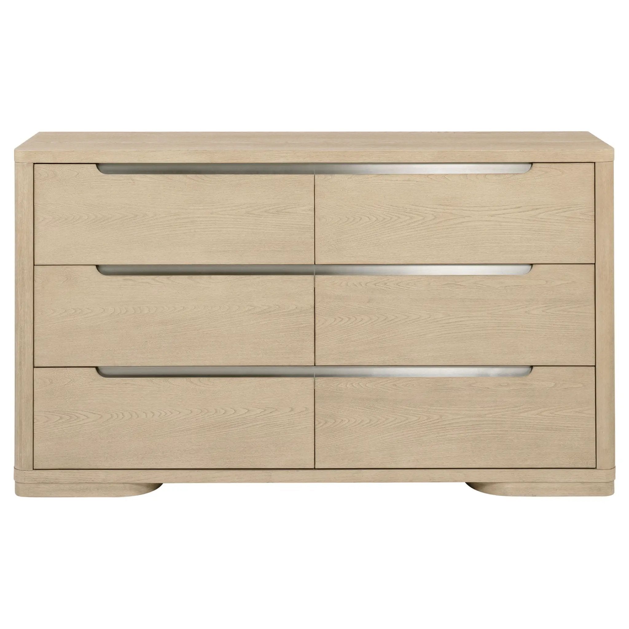 Ladera 6-drawer Bedroom Dresser Light Elm by Unique Piece Furniture