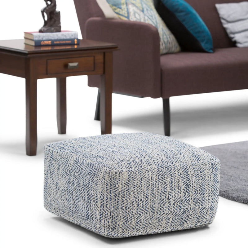Nate - Handcrafted Square Pouf by Unique Piece Furniture