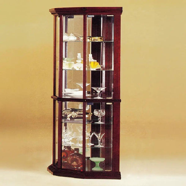 Huxley - Vitrine d'angle Curio - Cerisier