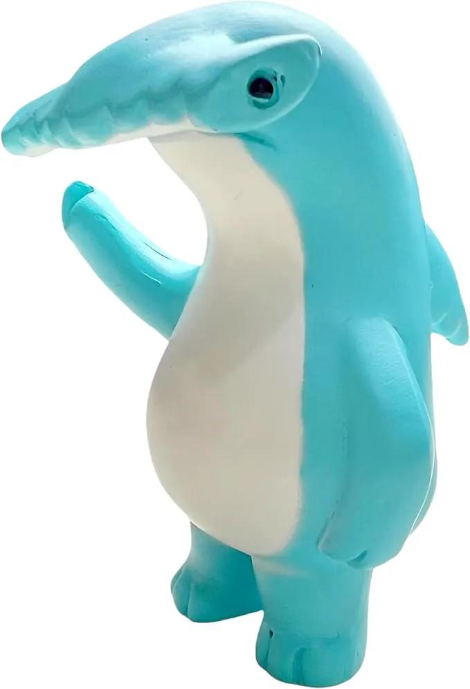 Jxueych Rebellious Hammerhead Shark Figurine, Miniature Hammerhead Shark Standing 3.7 Inch, Adorable Mini Shark - The Perfect Fusion of Cool and Quirky by GreenHaven Gardens