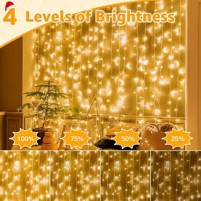 Ollny Outdoor String Lights 800LED 262FT, Warm White Waterproof Fairy Light with Remote Plug in, 8 Modes Timers Dimmable Christmas Lights for Outside Indoor Bedroom Patio Camping Garden by GreenHaven Gardens