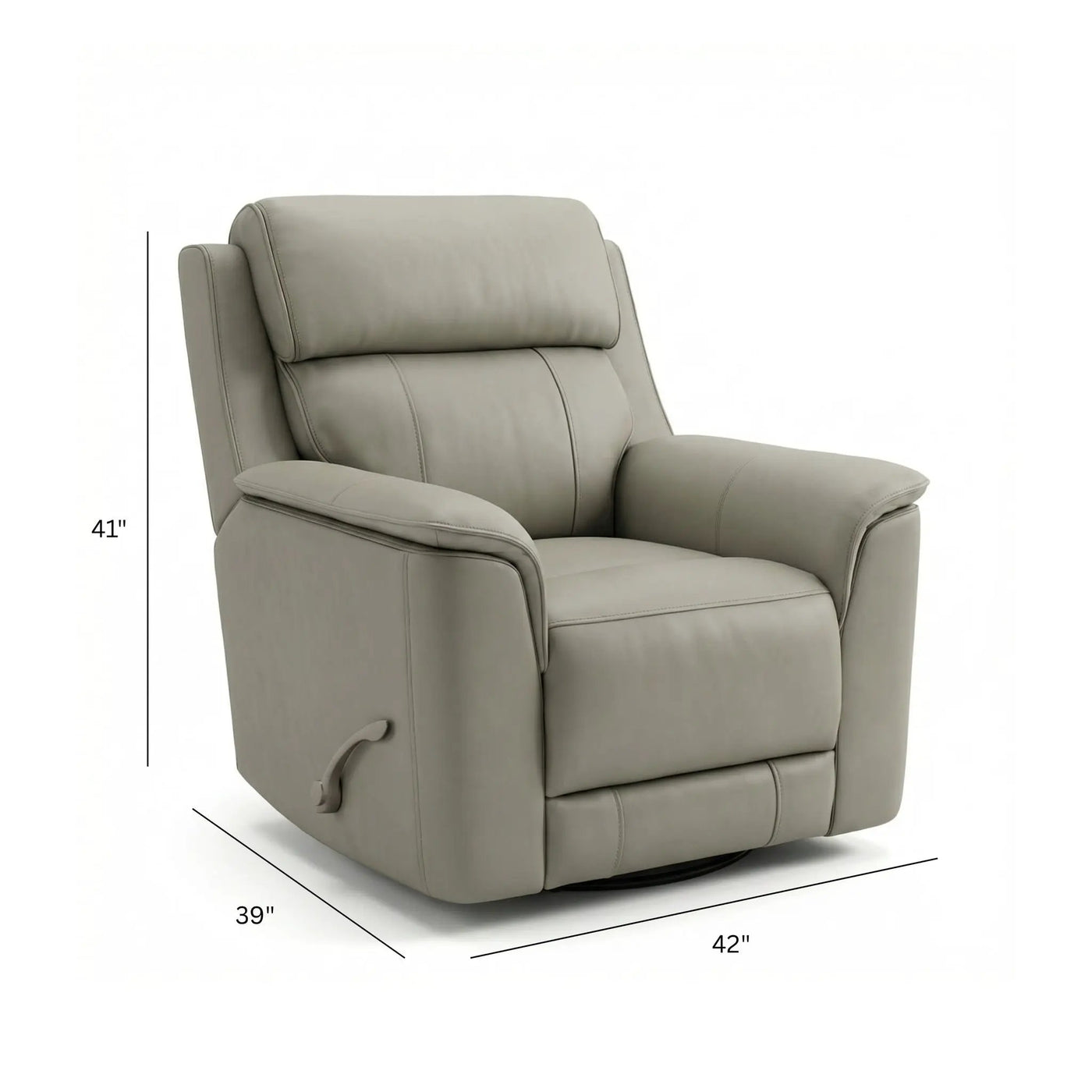 Oslo - Manual Swivel Glider Recliner by HouseOfZazla