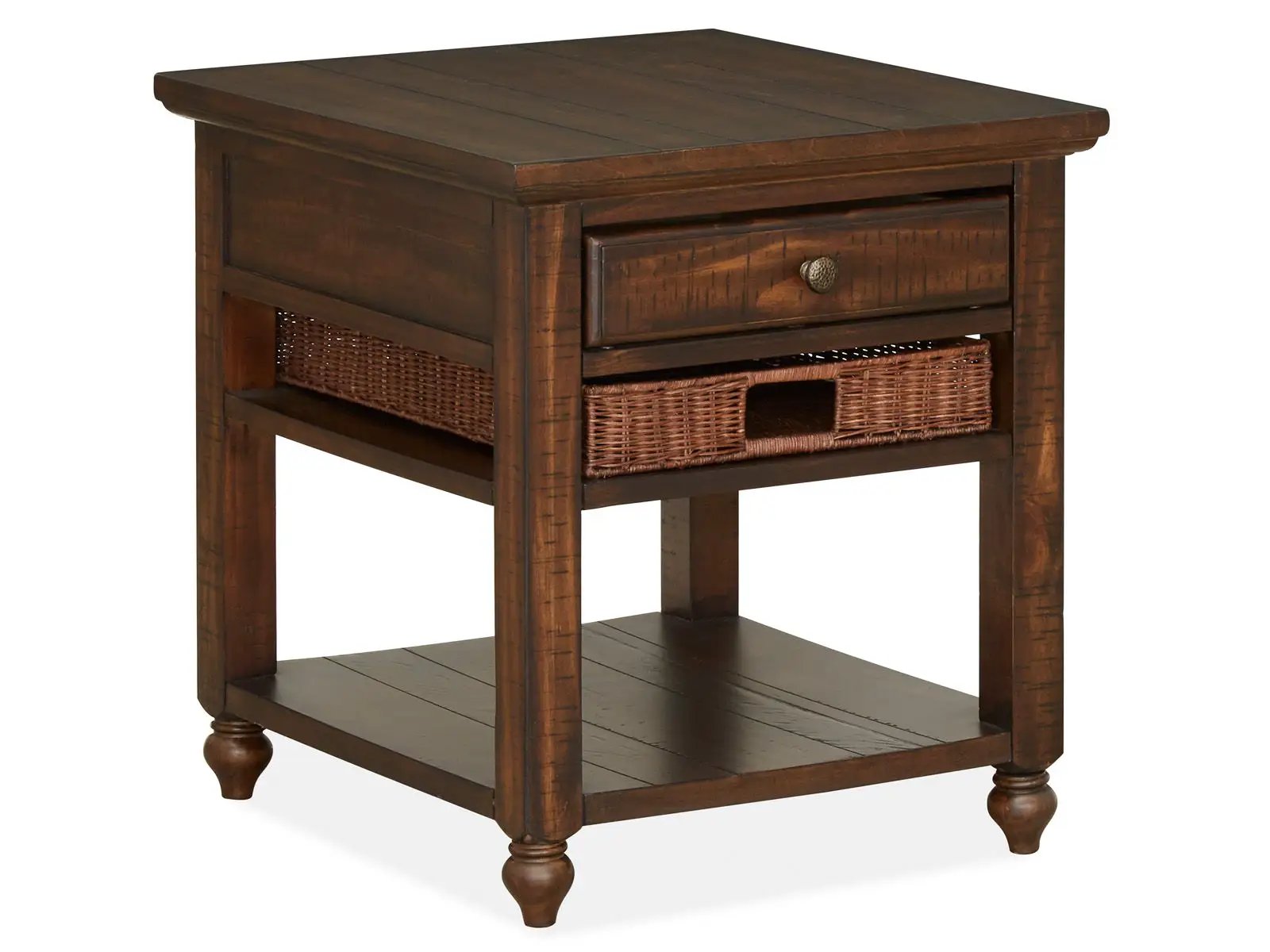 Cottage Lane - Wood Rectangular End Table - Coffee by Unique Piece Furniture