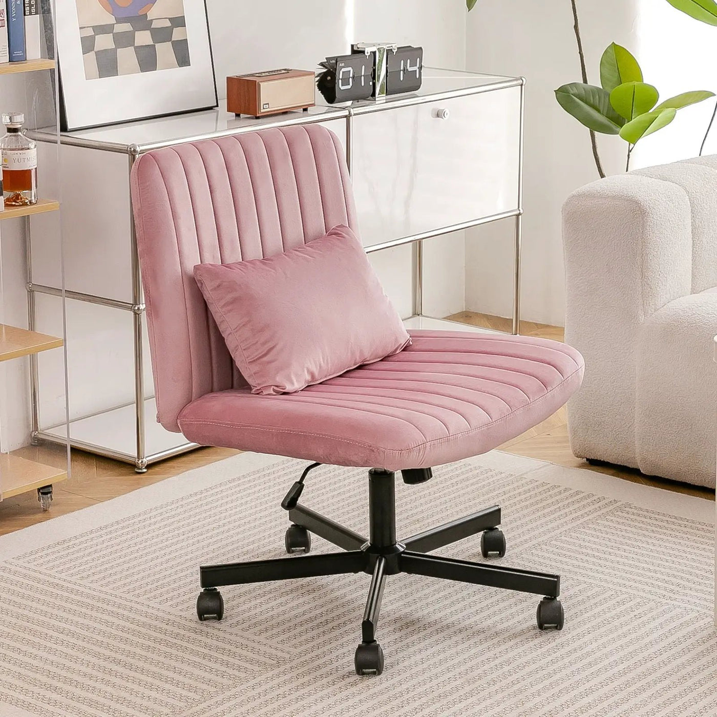 Criss Cross Office Chair With Adjustable Height, Ergonomic Design by HouseOfZazla