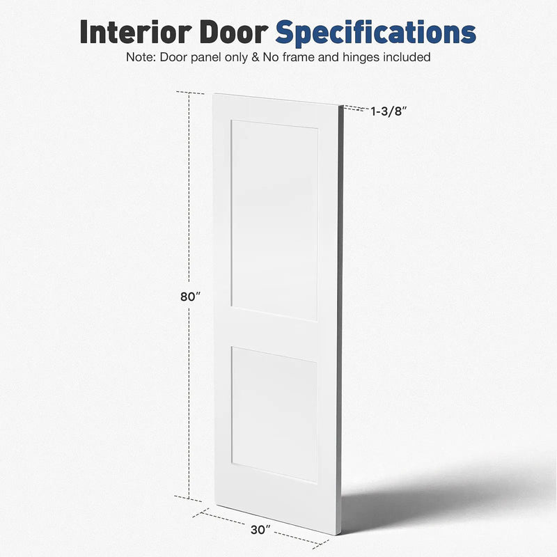 30 In. x 80 In. Shaker Door by HouseOfZazla