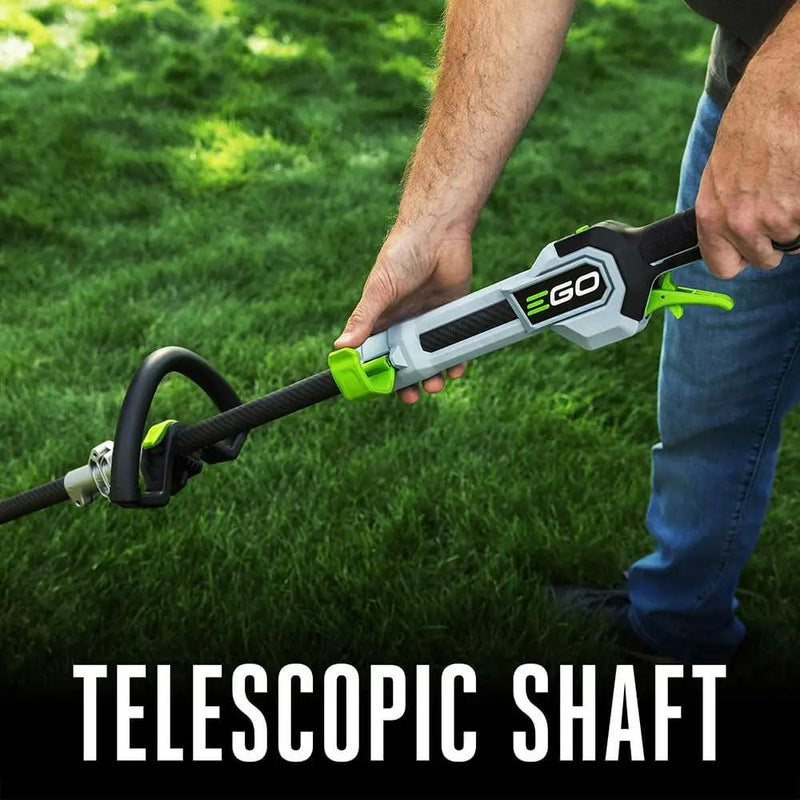 EGO POWER+ String Trimmer, Battery Powered, 16" Trimmer for Weeds and Grass with POWERLOAD, Telescopic Carbon Fiber Shaft, Includes 56V 2.5Ah Battery and Charger - ST1611T by GreenHaven Gardens