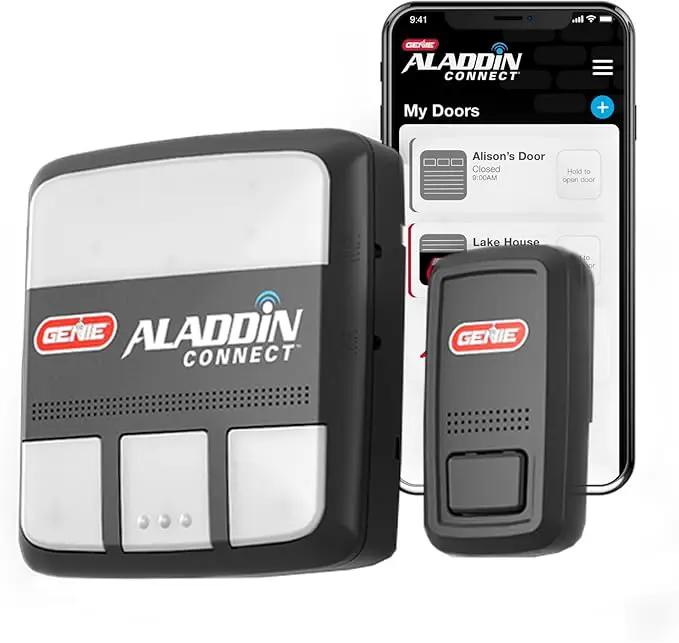 Genie Aladdin Connect Smartphone Garage Door Opener – Monitor, Open & Close Your Garage Door from Anywhere Using Your iPhone or Android Device by GreenHaven Gardens