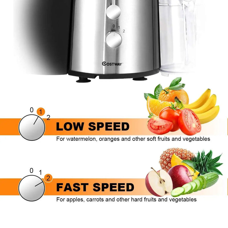 2 Speed Electric Juice Press for Fruit and Vegetable by DirectDeals