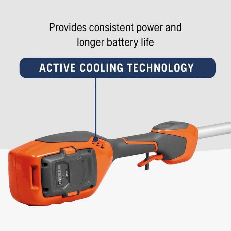Husqvarna 110iL FLXi Cordless Grass Trimmer and Edger, Attachment Capable Battery Weed Trimmer with 4 Ah Battery and Charger Included, Extension Pole for Longer Reach by GreenHaven Gardens