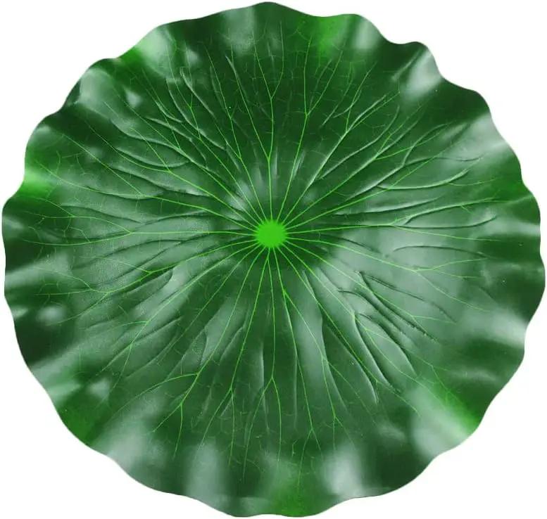 GANAZONO Simulated Lotus Leaf Lily Pads for Ponds Floating Water Lily Pads biryani Masala Plastic Pond Aquarium Lifelike Leaves Lotus Leaves Fake Blue eva Artificial Leaf Branch by GreenHaven Gardens