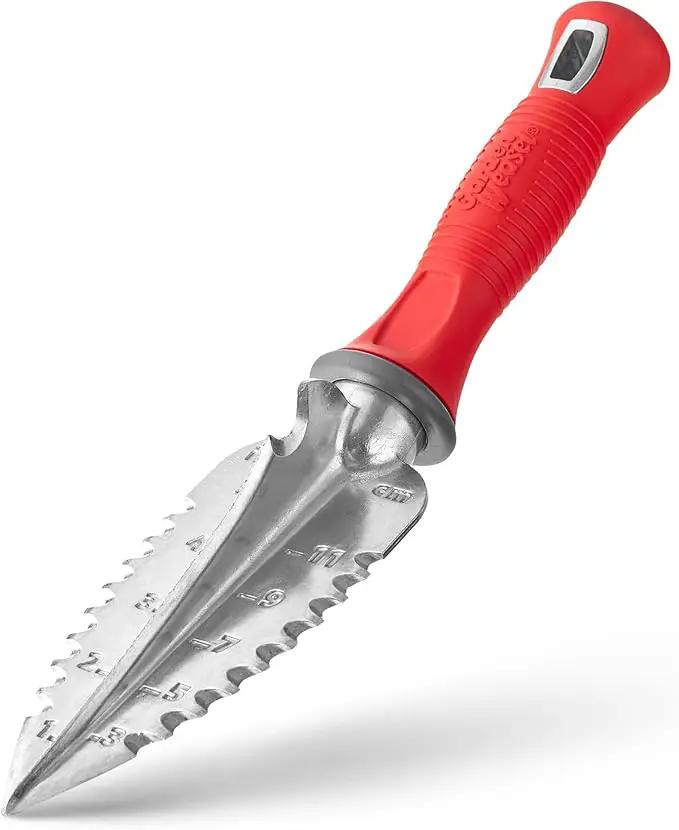 Garden Weasel Multi-Use Transplanter | Dig, Cultivate, Plant, Weed | Planting and Gardening Hand Digging Tool, Heavy Duty Trowel, Mini Gardening Shovel | 91360 by GreenHaven Gardens