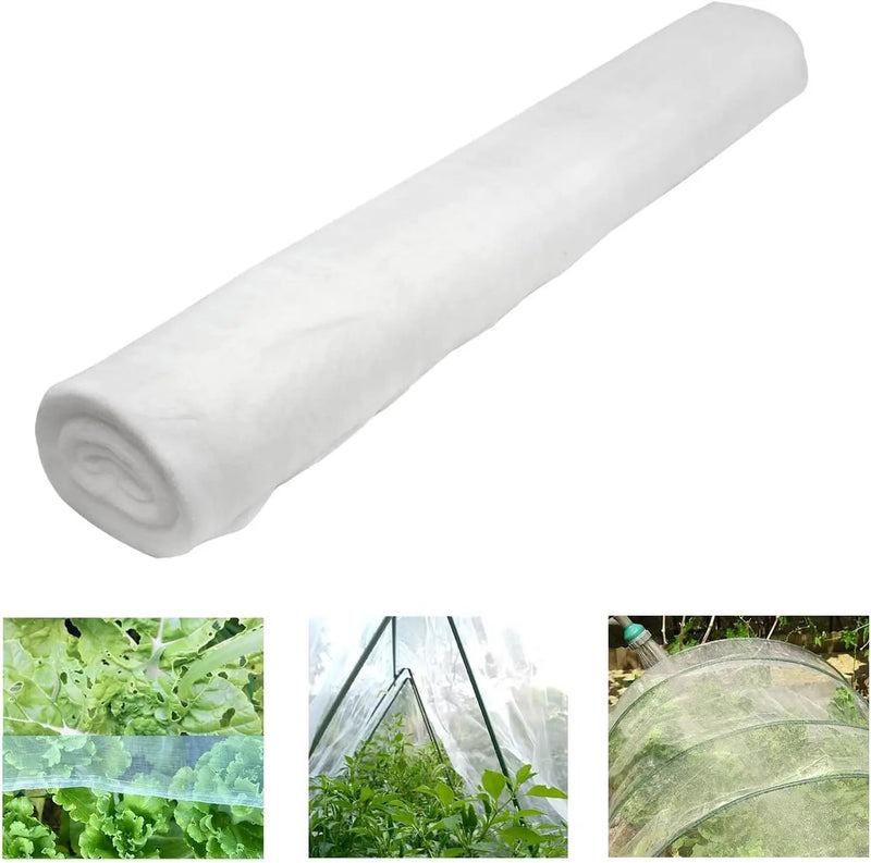 6.5Ft x 100ft Mosquito Bug Insect Bird Fine Mesh Net Barrier Hunting Blind Garden Screen Netting for Protect Your Plant Fruits Flower by GreenHaven Gardens