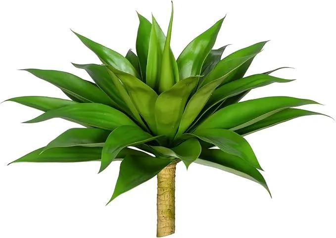 Artificial Agave Plants,Large UV Resistant Fake Agave Planters for Indoor and Outdoor Decorating Artificial Plants for Outdoors Fake Plants(1Pack, 28") by GreenHaven Gardens