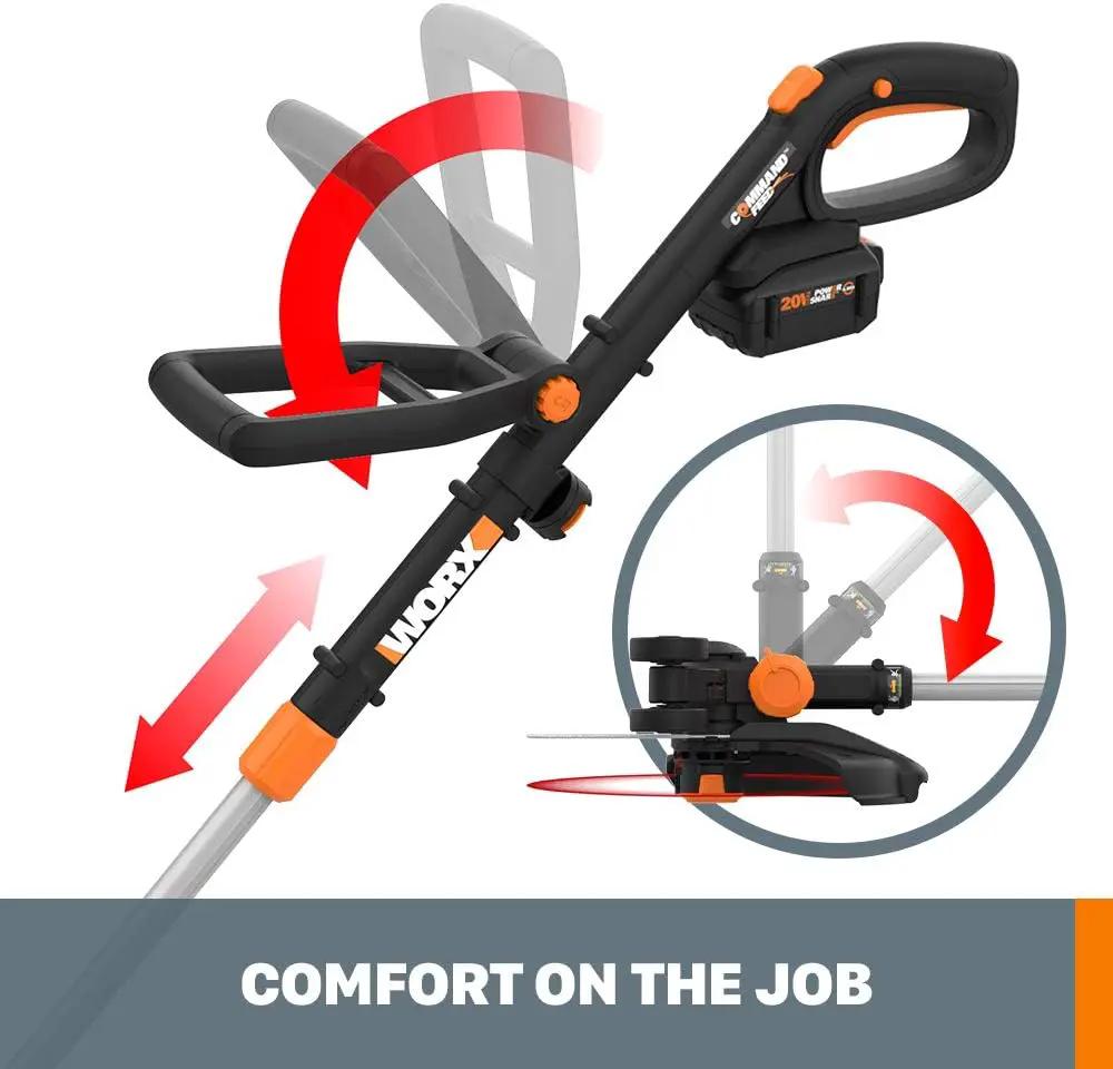 WORX 20V GT Revolution 12" 4.0Ah Cordless String Trimmer & Turbine Leaf Blower Power Share Combo Kit - WG930.3 (Batteries & Charger Included) by GreenHaven Gardens