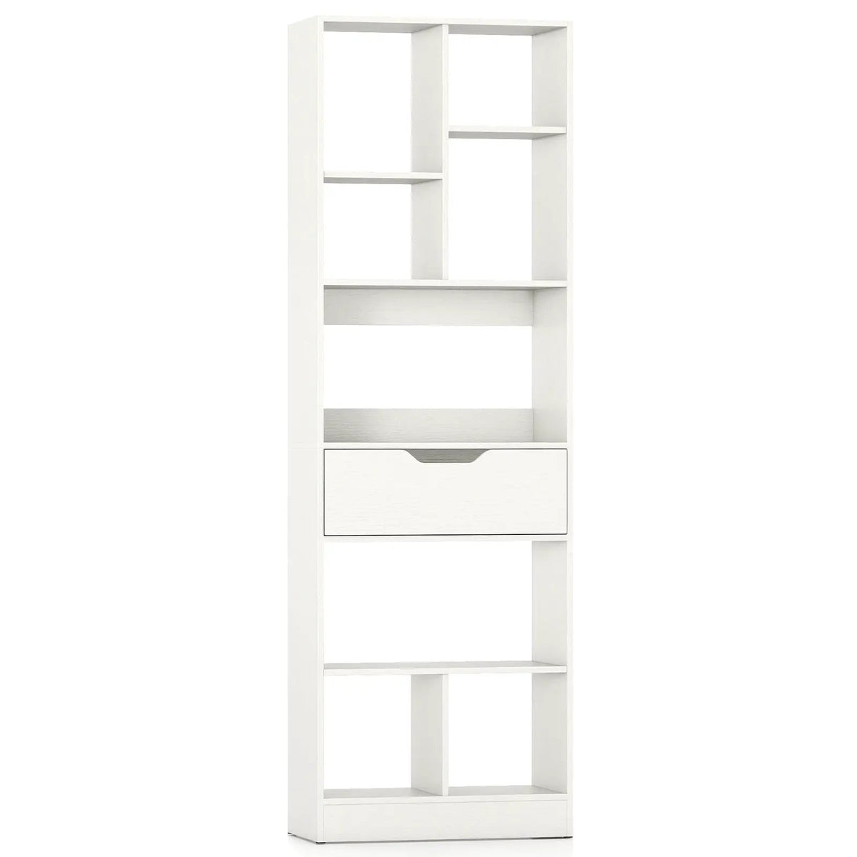 61inch Tall Freestanding Bookcase with Drawer 8-Cube Storage Organizer by DirectDeals