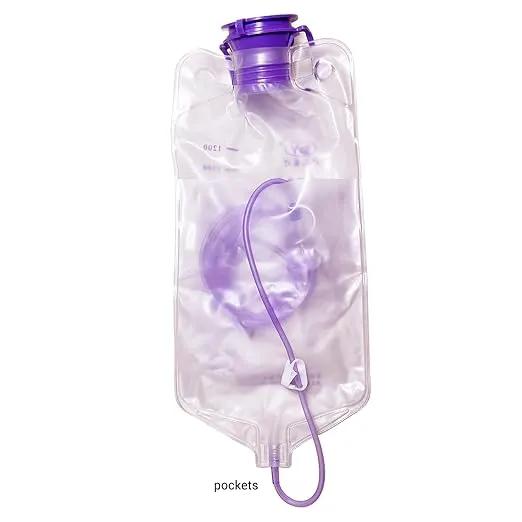 Water Drip Bags,1200ml Nutrition Bag Fluid Dripper Supply with Large Bore & Tube for Plants, 3 Pcs by GreenHaven Gardens